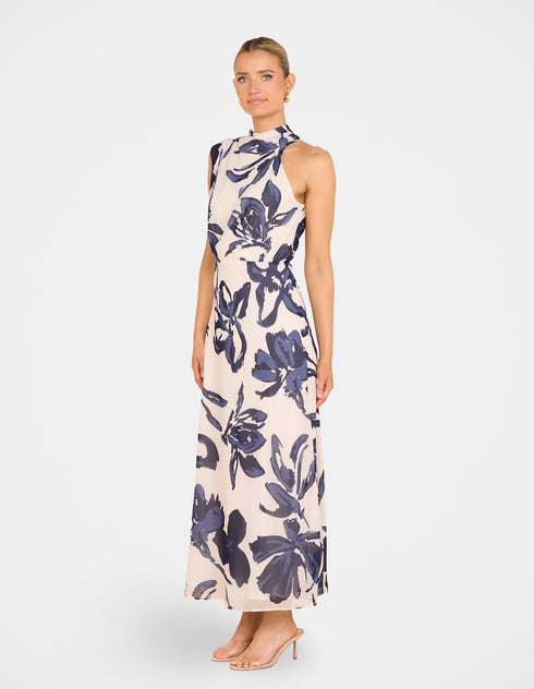 Phebe High Neck Maxi Dress